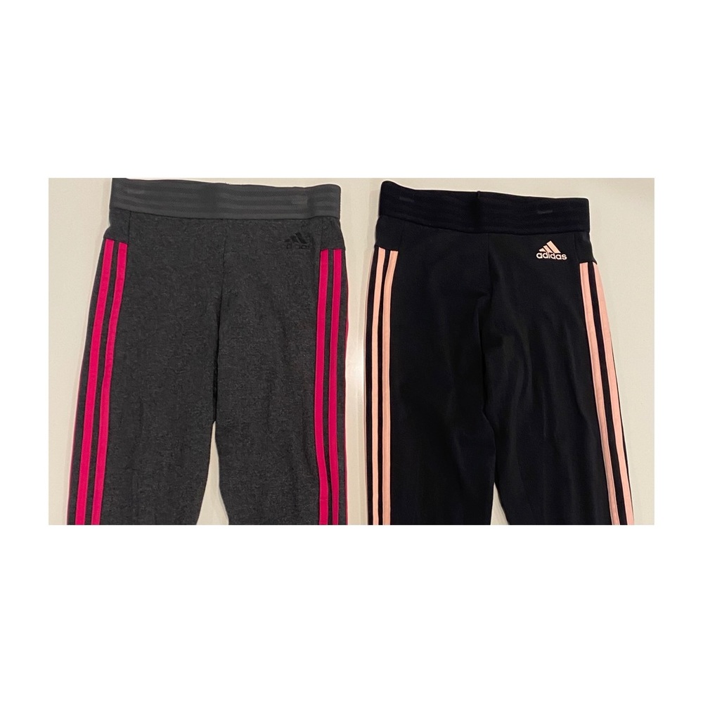 Womens Adidas Cotton striped pants 2 pairs - Picture 4 of 10